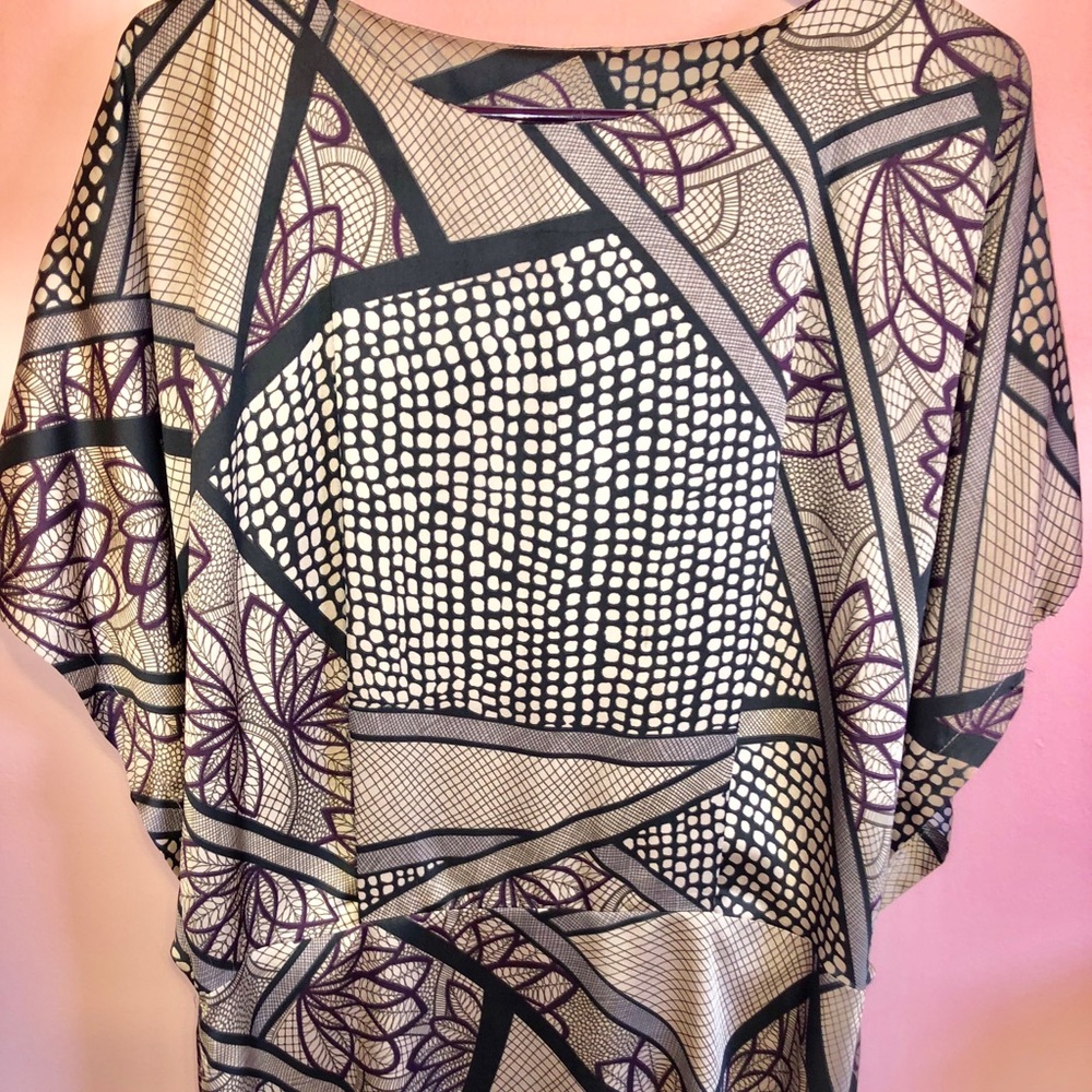 Silky, semi fitted dress
